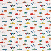Mr Fish Poppy Fabric by the Metre